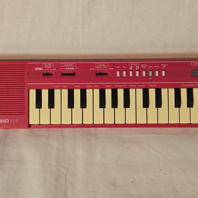 Casio PT-1 29-Key Mini Synthesizer 1982 - 1988 - Pink image 12