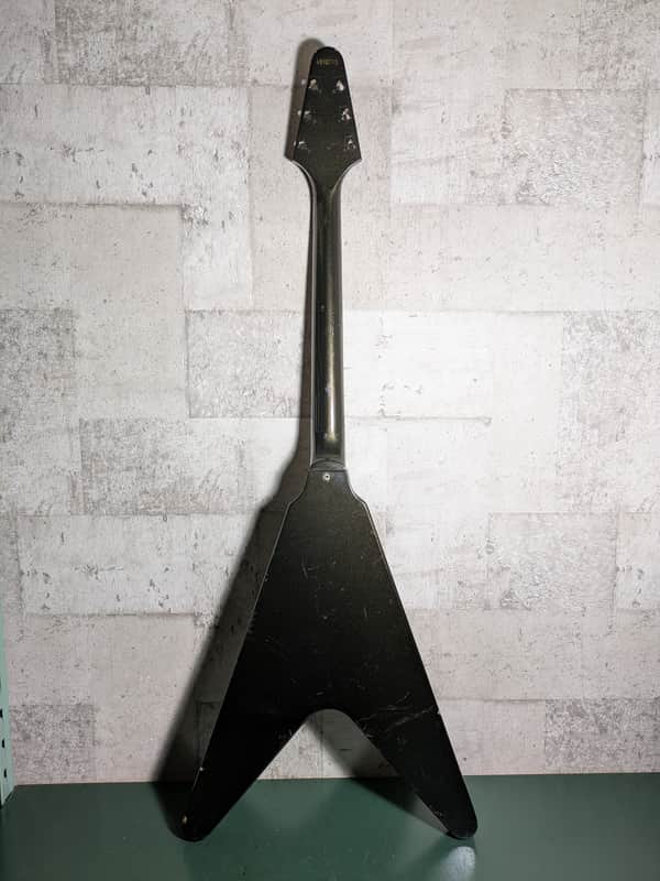【希少美品】Greco FV65 Flying V フライングV Greco Mint Collection FV-65 Flying V Husk 1984 Metallic Black