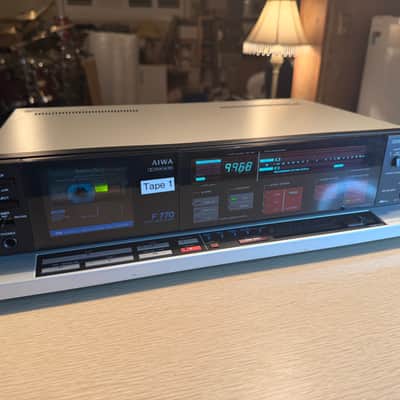 AIWA AD-F770 3head cassette deck Dolby Bc Full Fresh Service Extremely Rare Wow! image 3