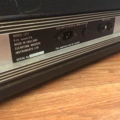 Very Rare! Late 60s/Early 70s Park/Marshall  6 channel,  100Watt PA Head image 6