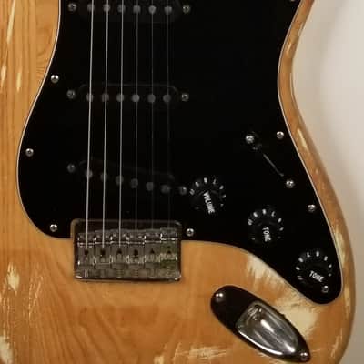 Rock Island Sound Stratocaster Partscaster Custom Natural Electric Parts Guitar image 3