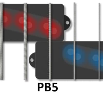 Bartolini PB5 B-Axis 5-String P Bass pickup image 3
