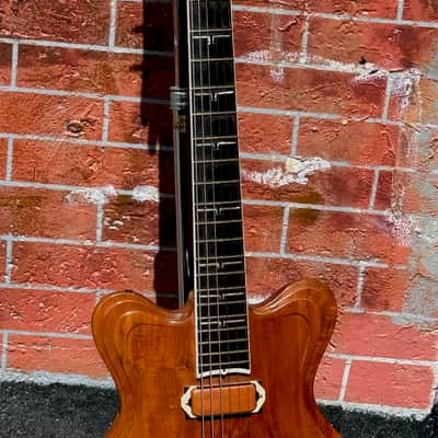Jesselli Compact Art Nouveau Tiered Hollow-body 1995 - fabulous & ultra rare 1-off is one of Keith Richards Faves ! image 10