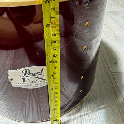 Pearl Export EX Tom Drum Shell 12”x9” Bare Wood #OC149 image 5