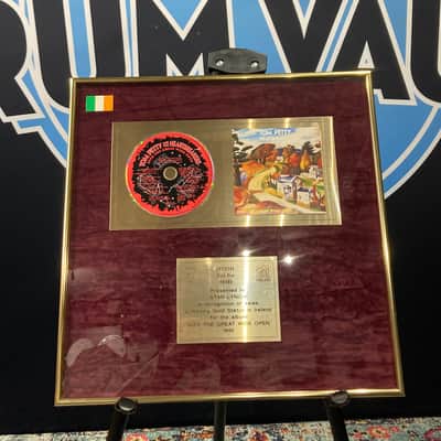 Stan Lynch Tom Petty and The Heartbreakers, Ireland, Into The Great Wide Open, Gold Record (#14) image 1
