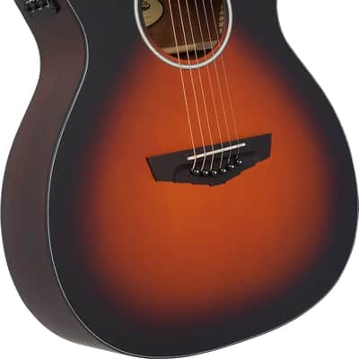 D'Angelico Premier Tammany LS Acoustic-electric Guitar - Satin Vintage Sunburst image 3