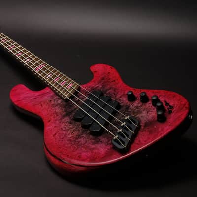 Dingwall Super J 4 - Charcoal to Pink Reverse Burst image 1