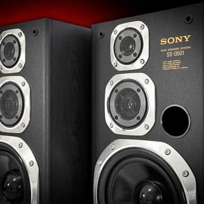 SONY SS-D501 Collector's Vintage Stereo Bookshelf Speakers image 5