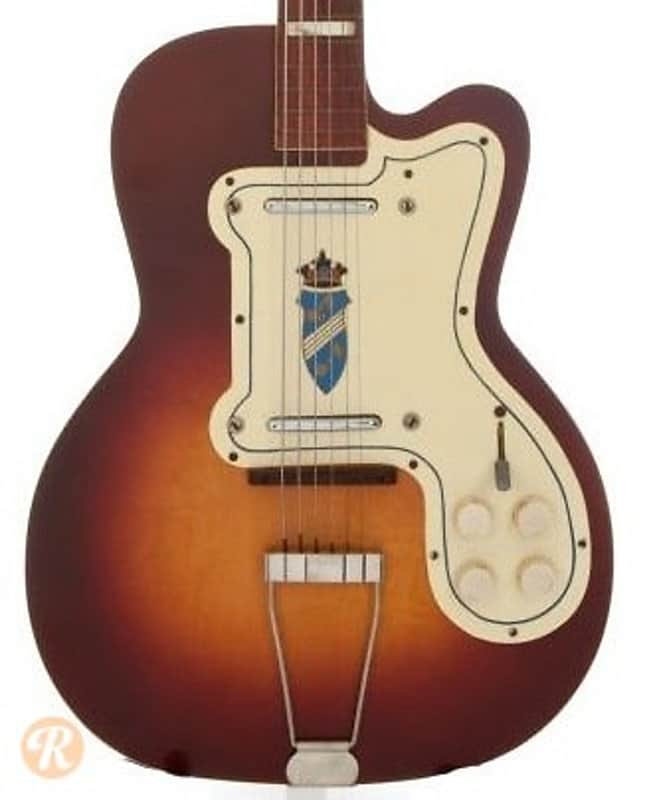 Silvertone Thin Twin 1382L Sunburst 1956 image 1