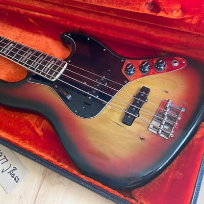 1977 78 Fender Jazz Bass w/OHSC, strap, owner's manual, warranty card image 21