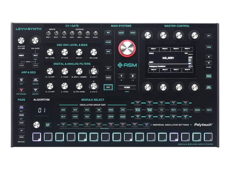 ASM Leviasynth Desktop Hybrid Algorithmic Synthesizer [DEMO] image 1