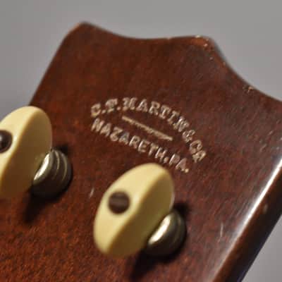 c.Late 1920s Martin Style 3 Soprano Ukulele Mahogany image 15