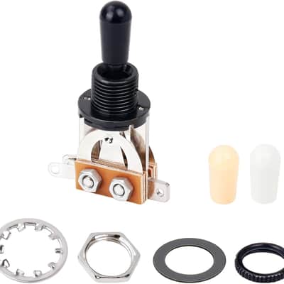Metric 3-way Toggle Switch Pickup Selector Switch for Guitar Black with Black Tip image 1