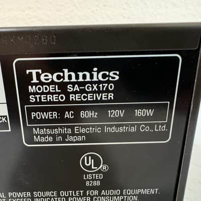 Technics SA-GX170 Receiver HiFi Stereo 2 Channel Phono Home Audio Vintage Radio image 6