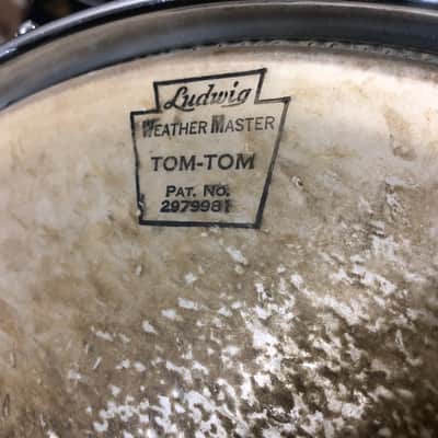 1963 Original Ludwig Black Oyster Pearl Drum Set, Signed Ringo-Beatle Spec Snare! Stage Played Sticks! Complete! Best Ringo Set Ever? image 7
