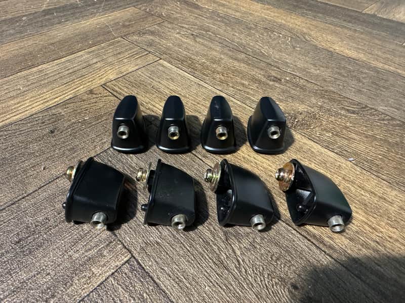 Mapex Black Bass Drum Lugs 25mm Hardware Set Of 8 #NP40 image 1