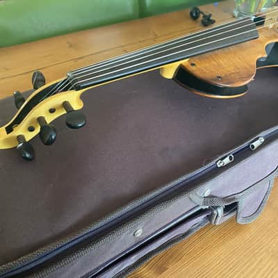 Rare: Tucker Barrett Luma - 5 string electric Violin/Viola - Hawaiian Koa wood image 18