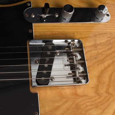 Fender  Telecaster Solid Body Electric Guitar (1981), ser. #S-853849, original black hard shell case. image 15
