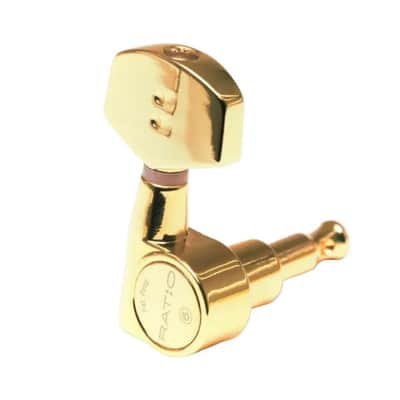 Graph Tech Ratio Acoustic 3x3 Tuners Contemporary Gold PRN-2411-G0 image 1