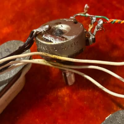 Set Vintage Fender Stratocaster Pickups 1970’s 1976 1979 - Grey Bottom image 4
