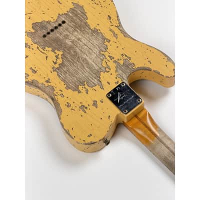 Fender CUSTOM SHOP LTD 53 TELE SUPER HEAVY RELIC - AGED NATURAL BLONDE 2024 - Super heavy relic Aged natural blonde image 16