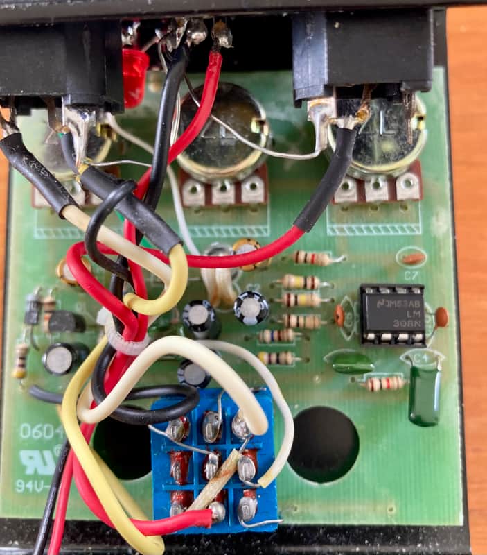 ProCo USA Rat 2 Distortion w/ Keeley 3-Way Mod + LM308 chip + Blue