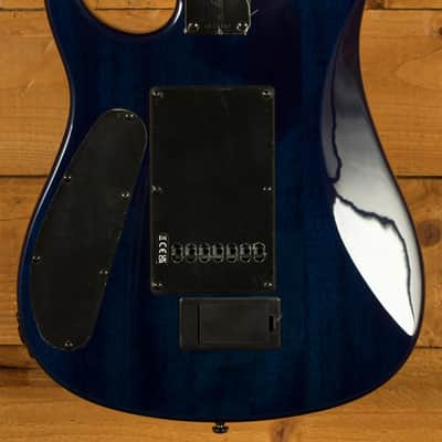 Sterling John Petrucci JP157DQM JP157 DiMarzio - Quilted Cerulean Paradise image 4