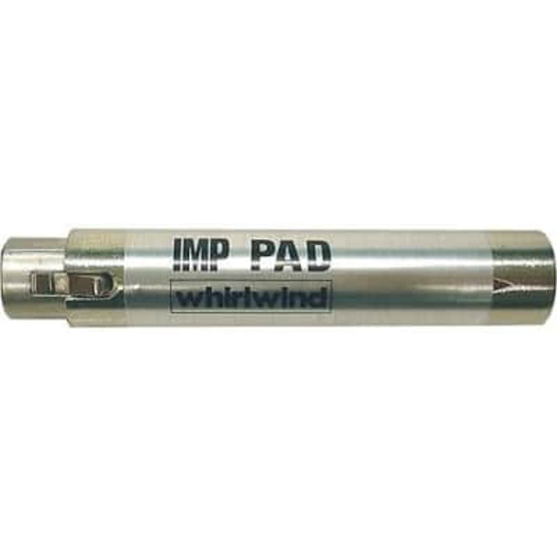 Whirlwind IMP Pad - 20 dB Bundle 20dB Inline Attenuation Pad Whirlwind - Silver image 1