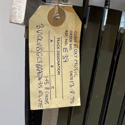 Original Mellotron Tapes Owned by Phil Manzanera image 6
