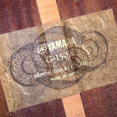 Yamaha G-150a classical guitar c 1971 Mahogany original vintage