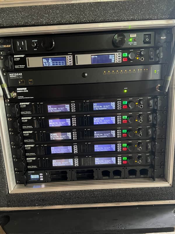 SHURE Axient Wireless Microphone System - Turn Key (10 Channels) - AXT image 1