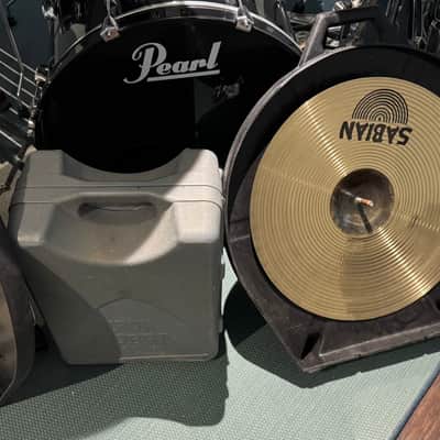 Pearl Export Double Bass Drum Kit w/ Tama Double Pedal, Sabian Cymbals & Hybrid Electronic Setup image 5