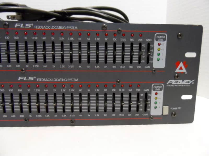 Peavey Q231FX Dual 31-Band 1/3 Octave Equalizer FLS EQ X FEEDBACK