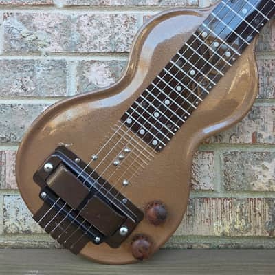 Vintage 1950's Rickenbacker Electro SD-6 Metal Body Lap Steel Electric Guitar w/ Softshell Case! image 1