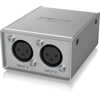 Klark Teknik MIC BOOSTER CM-2 2-Channel Dynamic Microphone Booster with High-Quality Preamp image 6