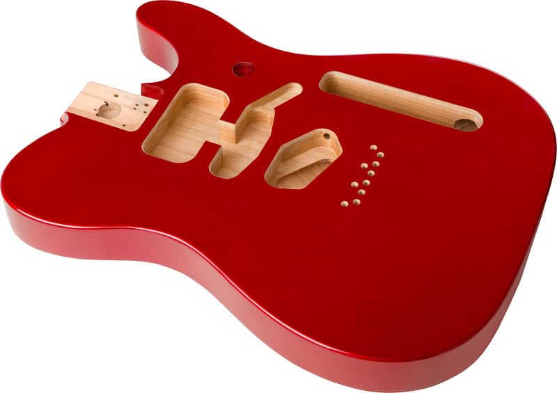 Fender Deluxe Series Telecaster SSH Alder Body Modern Bridge Mount, Candy Apple Red image 1