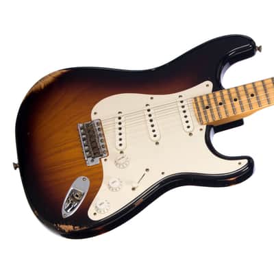 Fender Custom Shop MVP 1956 Stratocaster Relic - Wide Fade 2-Tone Sunburst - Dealer Select Master Vintage Player Series Electric Guitar - NEW! image 3