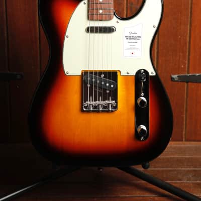 Fender Made in Japan Traditional '60s Telecaster 3-Colour Sunburst Electric Guitar image 1