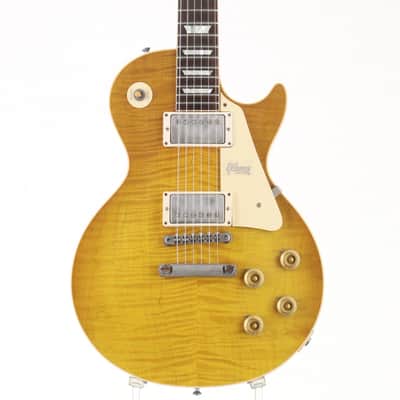 Gibson Custom Historic Collection 1959 Les Paul Standard Reissue Quilt VOS Hand-Selected Honey Lemon Fade [983471] (05/28) image 1