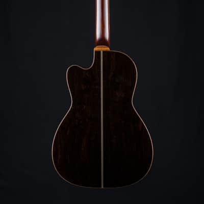 Santa Cruz 00-42 Cutaway African Blackwood and Bearclaw German Spruce Custom Used (2024) image 3