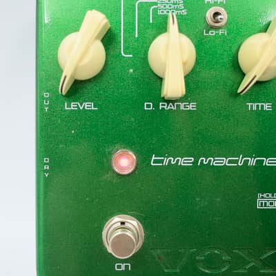 Vox JS-DL Time Machine Joe Satriani Signature Delay No Battery Cover Made in Japan Guitar Effect Pedal 000046 image 3