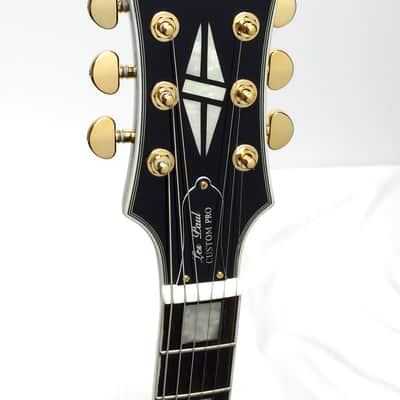 Epiphone Les Paul Custom Blackback Ltd Ed Electric Guitar - Antique Ivory image 7