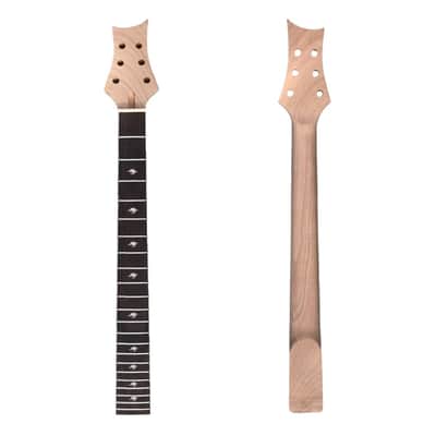 22Fret Mahogany Guitar Neck 25Inch Rosewood Fretboard Bird Inlay Bolt On image 1