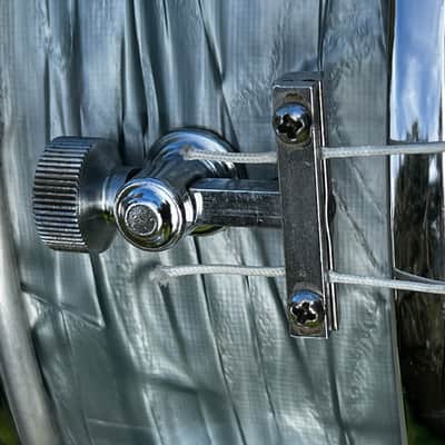 Gretsch GRETSCH VINTAGE PROGRESSIVE JAZZ MAX ROACH SNARE ROUND BADGE 4 X 14 3 PLY MBP 1950-1960 - MIDNIGHT BLUE PEARL MBP image 12