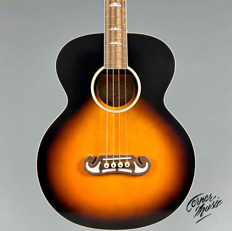 Epiphone El Capitan J-200 Studio Bass 2022 Aged Vintage Sunburst image 1