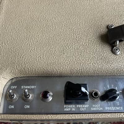 Vintage Rare Limited Edition Tolex Oxblood Grill Fender Blues Deluxe 2-Channel 40-Watt 1x12" Guitar Combo 1993 - 1996 image 9