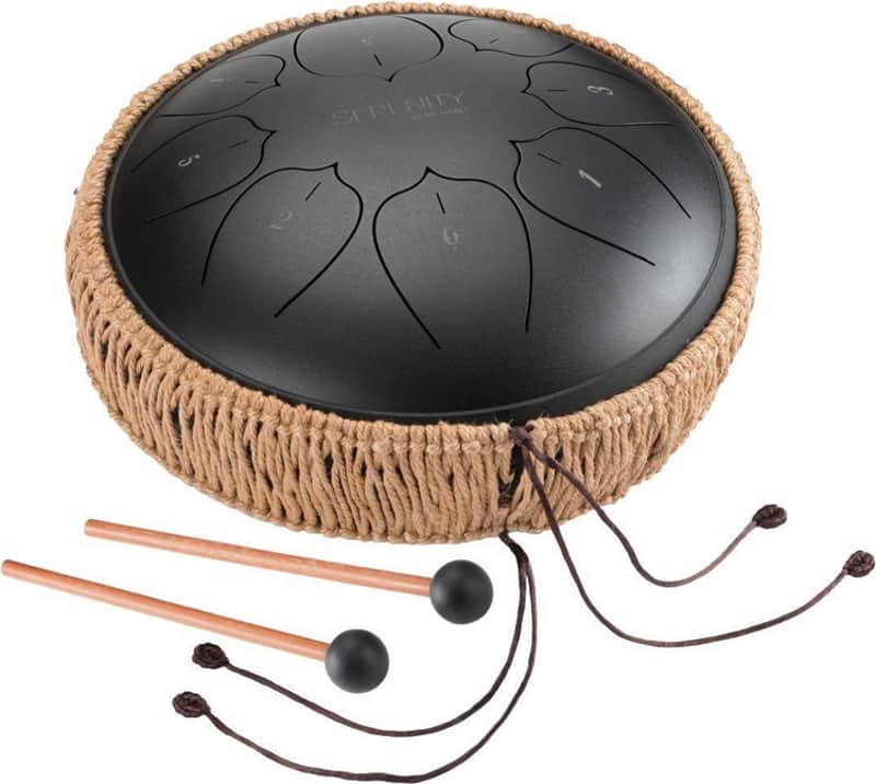 On-Stage Serenity Series Steel Tongue Drum - 10 inches  C Major Pentatonic image 1
