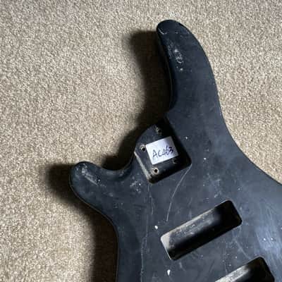 Black Lefty 4 String Bass Guitar Basswood Body image 4