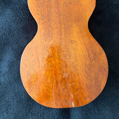 Extremely Rare Jonah Kumalae Hawaiian Solid Koa Soprano Ukulele with Cigar Label image 15