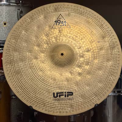 UFIP 1931 Series 22" Ride Cymbal 2428g image 4